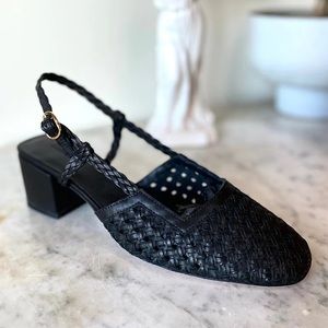 Emerson Fry FRANKIE WALKING SLINGBACK - JET BLACK
